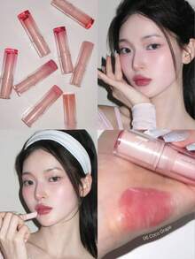 HOLIKA HOLIKA Son bóng dạng thỏi Shiny Glow Solid Lip Gloss 06 COCO GRAPE, chất son kem chuyển hóa thành son bóng, màu son bóng cao cấp, dưỡng ẩm và không gây khô môi, lớp finish dạng thạch lấp lánh, phong cách trang điểm Hàn Quốc dễ thương, lâu trôi, không phai màu, không dính cốc, kết cấu nhẹ, lớp finish bóng mượt, dưỡng ẩm, phù hợp cho người mới bắt đầu, dùng hàng ngày cho nữ giới, K-Beauty, trang điểm Hàn Quốc, quà tặng, 4.5g/0.15oz - 06 COCO GRAPE - Xem 7