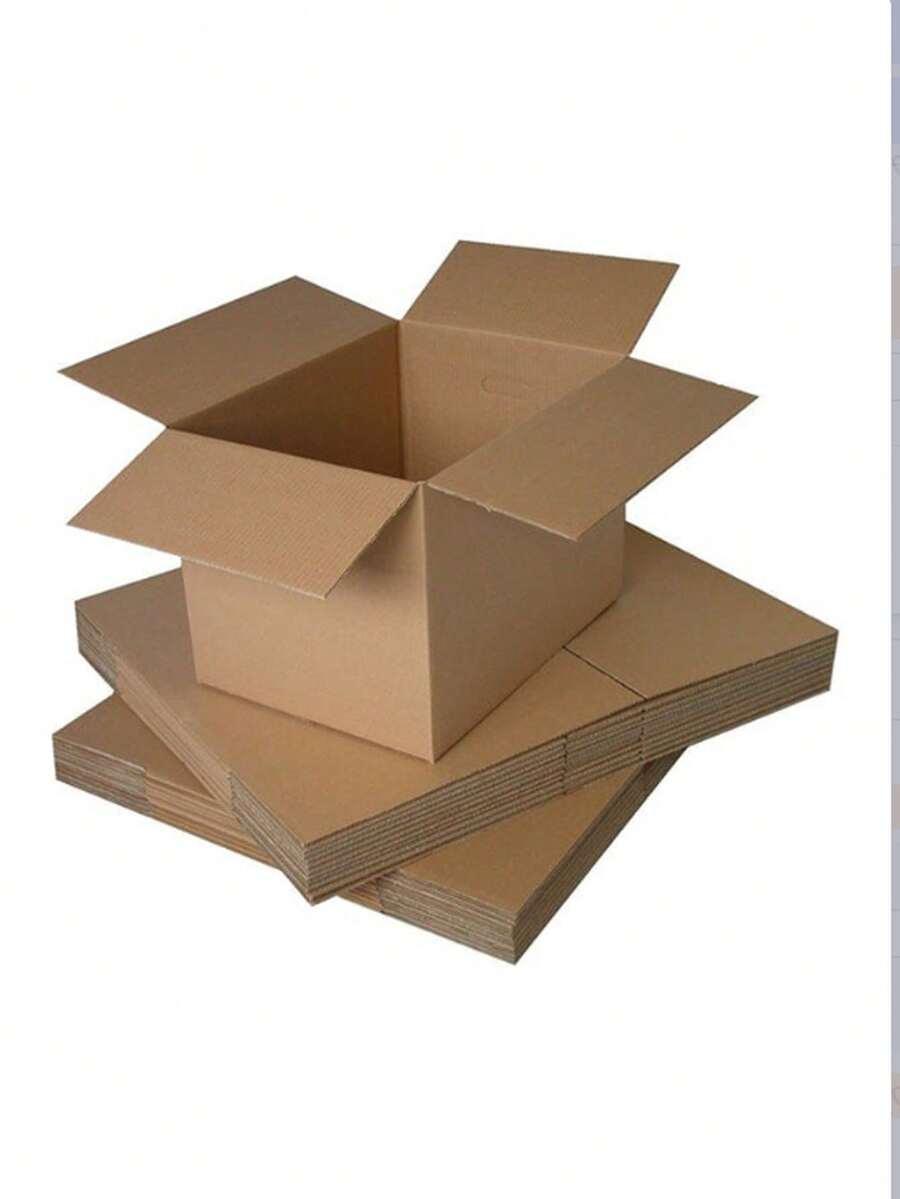 5/20pcs 4-13# Cardboard Boxes, 5-Layer Reinforced/3-Layer Extra Hard, Halloween/Christmas DIY Gift Packaging Boxes For Small Item Shipping, Courier, Perfume, Cups, Handmade Crafts - Brown - View 1
