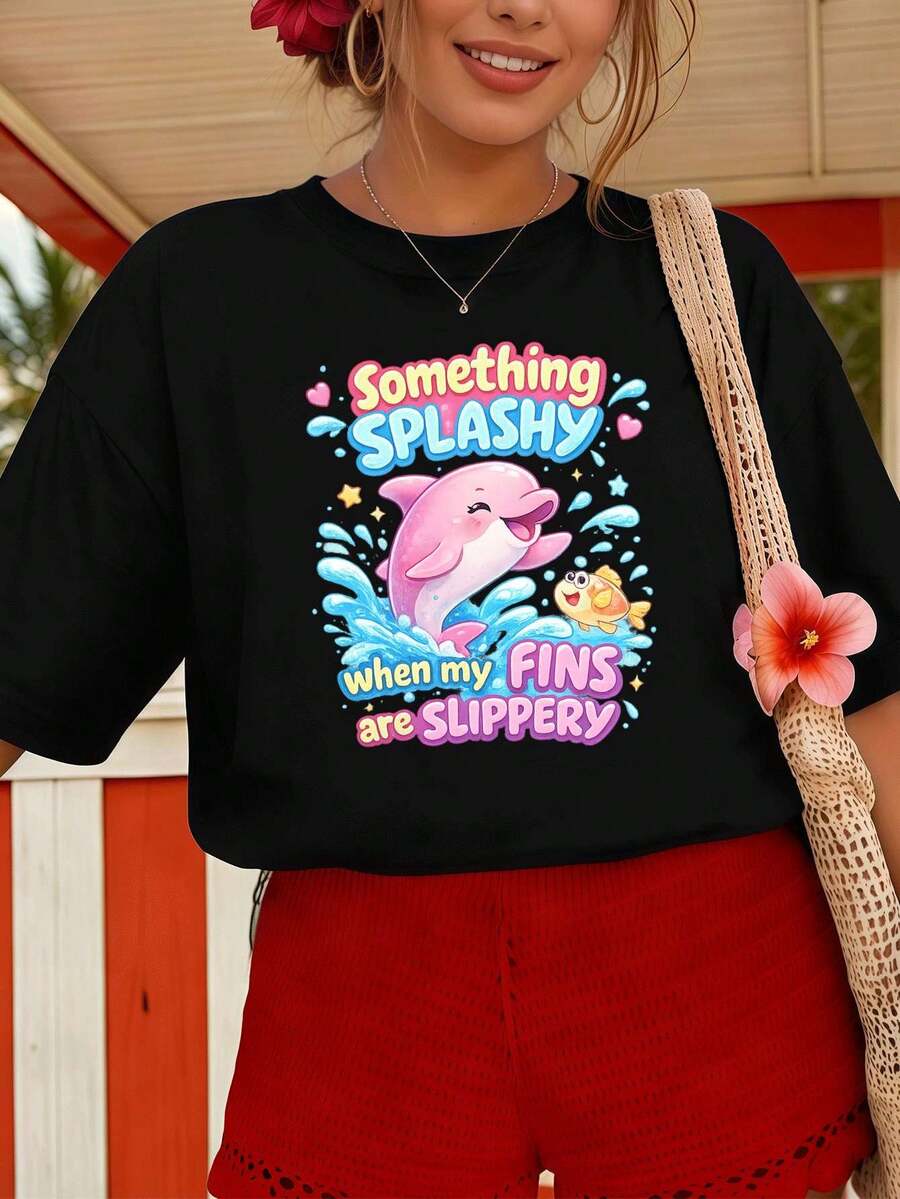 Women T-Shirts - Black - View 1