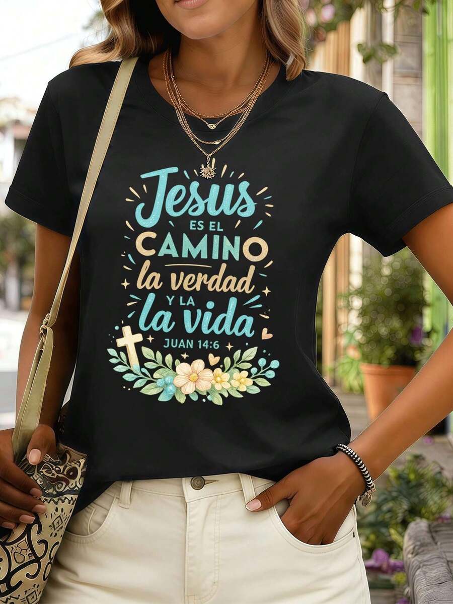 Women T-Shirts - Black - View 1