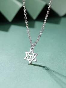 Chai Symbol Necklace For Women Stainless Steel Life Symbol Double Layer Necklaces Party Jewelry Gift - Fashion Series - View 4