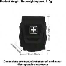 1PC Rip-Away IFAK Pouch MOLLE (Empty Bag Only. No Supplies Included), Quick-Pull Trauma Kit With Medical Shears Holder, Empty First Aid Pouch For Tactical Belt, Survival Medical Gear - Multicolor - View 3