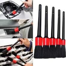 Set 5 Sikat Pembersih Mobil Lembut, Sikat Pembersih Detail Interior Mobil, Sikat Pembersih Roda, Bahan Plastik - A - View 5