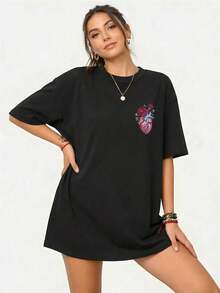 Women T-Shirts - Black - View 1