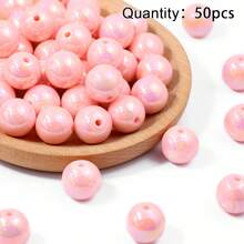 10mm 彩虹混色圓形 UV 壓克力珠，適用於 DIY 珠寶手鍊項鍊製作配件 - 亞克力珠 - 查看 17