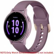 20/22mm Silicone Watch Band, Compatible With Vivoactive 6/Vivoactive 5/Vivoactive 3/Venu/Venu 2 Plus/Venu Sq/Galaxy Watch 7/6/5/4 (40mm/44mm)/Watch 4/6 Classic (42mm/46mm/43mm/47mm), Unisex; Soft Sport Replacement Strap For Forerunner 645/245/Galaxy Watch 5 Pro (45mm)/Active 2/Watch 3 (41mm). - 20mm - View 14