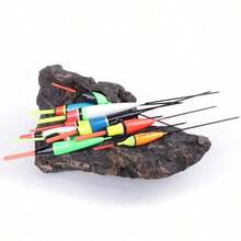 FTK 10pcs/Set 0.035oz, 0.070oz, 0.105oz, 0.176oz, 0.141oz Fishing Bobbers Assorted Sizes Carp Fishing Floats - Multicolor - View 8