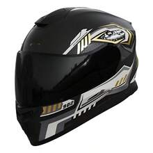 DOT Certified Helmet, With Flip-Up And Foldable Visor - Beige - View 1