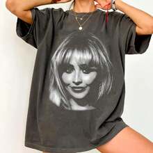Sabrina Carpentter Concert Tee2 - 黑色 - 查看 1