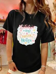 Women T-Shirts - Black - View 1
