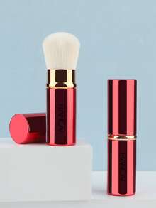 1支可伸缩软毛化妆刷 化妆品可调节散粉刷 歌舞伎刷 高品质母亲节礼物 - 彩色 - 查看 9