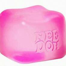 Nice Sensory Squeeze Stiffen Cube Shape Sensory Toys - Squeeze, Press, Pull Sensory Toys - Stress Release Toys, Autism Stress Relief Toys, Party Favors & Holiday Gifts, Incredible Birthday Gifts, Fun Party Favors,Halloween Gift Preferences - Baby Pink - View 13