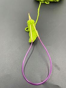 [18件/組]竹柄圓形編織針，包含2.0-10.0mm 18種常用針號，總長40cm，適用於圓形和平面編織，可編織毛衣、開襟衫、毛毯和其他編織產品 - 環形毛衣針 - 查看 6
