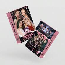 Bộ 92 thẻ (60 thẻ + 32 sticker), thẻ LOMO hai mặt dùng làm dấu trang, quà tặng ngày lễ & Giáng sinh. - Bộ - Xem 9