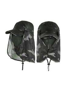 Mũ tai bèo thoáng khí, nhanh khô, unisex, có vành che nắng, thích hợp cho câu cá, leo núi, chống tia UV, dùng được mọi mùa. - A - Xem 3