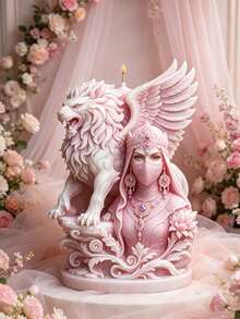3D Mythical Winged Goddess Silicone Candle Mold, DIY Craft Sculpture Mold, Home Decor And Gift - A - View 4