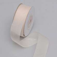 1 Roll Silk Milk Silk Ribbon/Transparent Chiffon Ribbon/Floral & Gift Wrapping Ribbon, Material For Making Hair Accessories Bow Tie, Gift Box Decoration - A - View 22