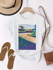 Women T-Shirts - Black - View 6