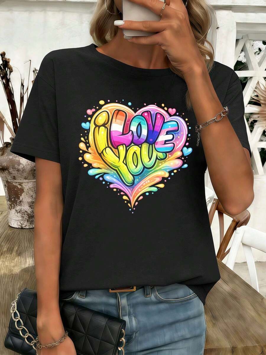 Women T-Shirts - Black - View 1