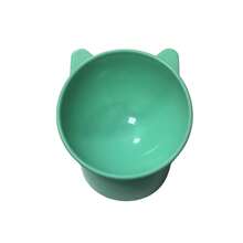 1pc Pet Feeding Bowl With Inclined Rim For Neck Protection, Large Diameter Dog/Cat Food/Water Bowl Made Of PP Material, Anti-Spill Feeding Dish - 100ml - View 9
