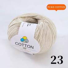 50g/Ball 8-Ply 100% Cotton Yarn, Vibrant Colors, Pill-Resistant, Shrink-Resistant, Suitable For Sweaters, Bags, Cushions And Intimate Wear - Yarn - View 17