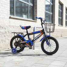 Bicicleta de montaña con  entrenamiento, Bicicleta  Con Pedales Y Canastill 12'' colores  azul Ideal Gift Bike For  Birthday,  ideal para ciclismo al aire libre - Azul - Ver 4