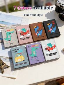 Ayotu Funda de pasaporte personalizada y divertida, organizador de documentos de viaje personalizado, portapasaporte suave, bolsa de almacenamiento de pasaporte y boletos, plegable, portátil y multifuncional, adecuada para viajes de vacaciones y desplazamientos diarios, regalo ideal para viajes en equipo, familia y amigos, opción perfecta para el Día de San Valentín - Multicolor - Ver 8