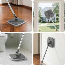 Mop And Bucket Set, Spin Mop With Separate Dirty Water System, Deep-Cleaning Mops For Floors, Versatile Mops For Walls - A - 查看 6
