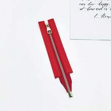 1pc Handbag Hardware Double-Sided PU Leather Woven Zipper Tape, 35cm/13.78in Length Handmade Sewing Zipper - Multicolor - View 25