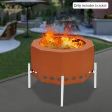 Quiltern Adjustable Fire Pit Stand 201 Stainless Steel Outdoor Stove Holder With Anti Slip Pads Portable Camping Cooking Support Rack - View 1