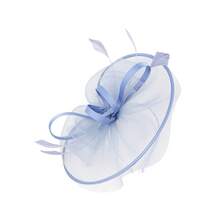 1 chiếc mũ cài tóc Fascinators bằng lông vũ, lưới, satin, phụ kiện dự tiệc trà cổ điển thanh lịch Deaby dành cho nữ. - Nhiều màu - Xem 18