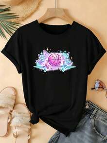 Women T-Shirts - Black - View 2