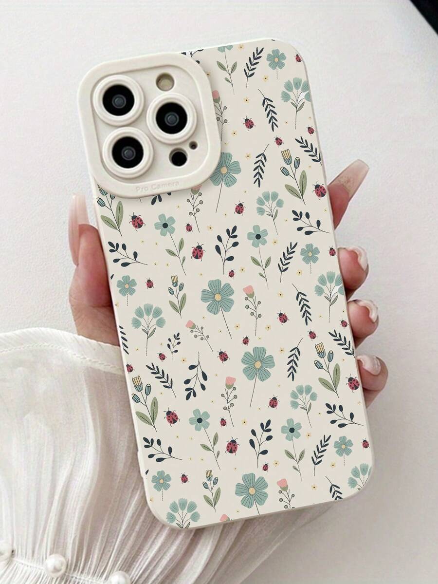 1个花卉图案防震手机壳,带透气孔边缘,兼容 16/11/16 Pro/16 Plus/16 Pro Max/16 e/15 Pro Max/13/14/12/XS/XR/7G/8P、Galaxy S25/S25 Plus/S25 Ultra/A16/A36/A26/A56/A50/A12/A32/A52/A72/A51/A21 S/A13/A14/S24/S24 Plus/S24 Ultra、S22/A52/A53/A54/A55、11/12 Pro/12/12 X/13 Pro/14 Pro/15 Pro、10/9/Note9/12c/Note11 Pro/Note8 Pro - 彩色 - 查看 1