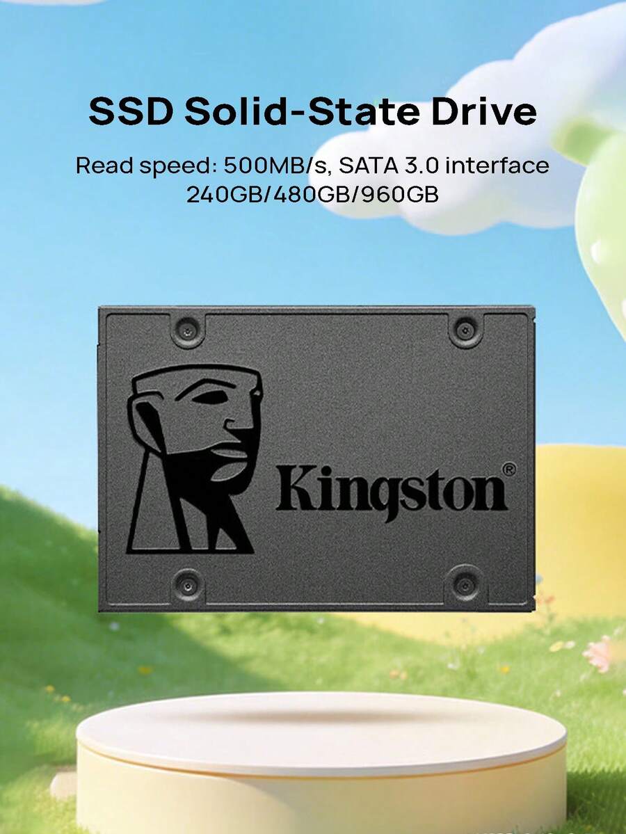 The A400 SSD Features A SATA 3.0 Interface, Is Part Of The A400 Series, Boasts Read Speeds Up To 500MB/S, Offers Broad Compatibility For PCs And Laptops, And Is Shock And Vibration Resistant. - View 1