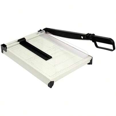 Paper Cutter,Paper Trimmer12" Cutting Length Heavy Duty Guillotine Paper Slicer With Safety Guard And Magnetic Guide Rail,12 Sheets Capacity,Ideal For Offices,Homes,Printing Shops,Photo Studios