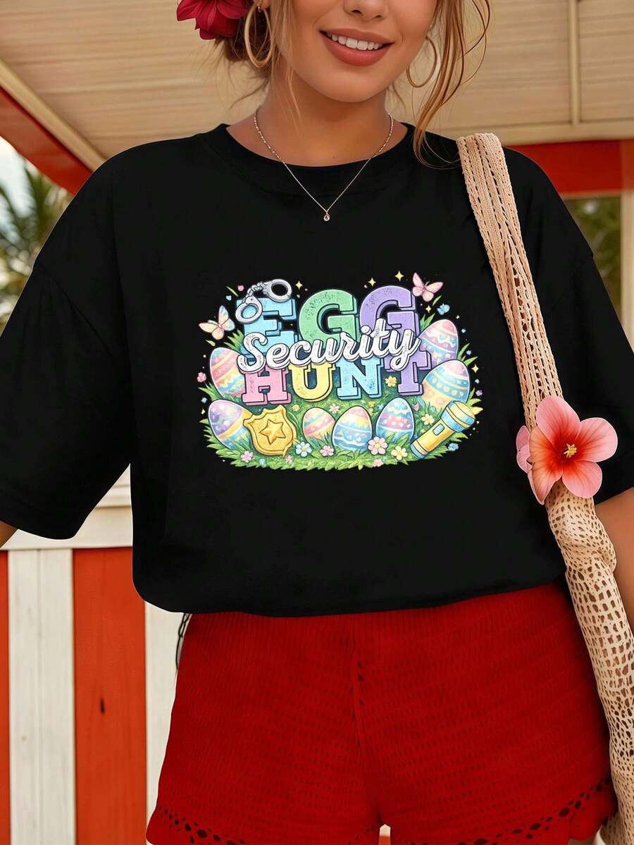 Women T-Shirts - Black - View 1