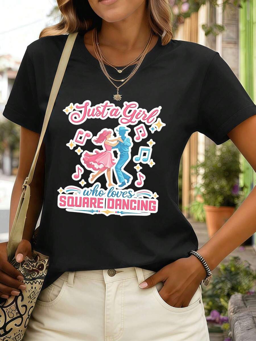 Women T-Shirts - Black - View 1