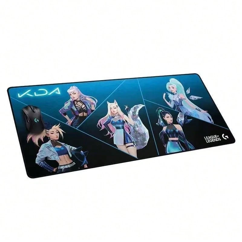Logitech G840 KDA Cloth Gaming Mouse Pad - Alas Karet Stabil Setebal 0,12 Inci, Permukaan yang Dioptimalkan untuk Performa Tinggi - View 1