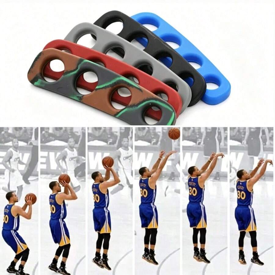 1 buah Pelindung Jari Koreksi Tembak Bola Basket, Pelindung Koreksi Bentuk Tangan Anti-Keseleo untuk Meningkatkan Akurasi Tembak, Alat Latihan Bola Basket untuk Anak-anak, Remaja & Pemain Dewasa - A - View 1