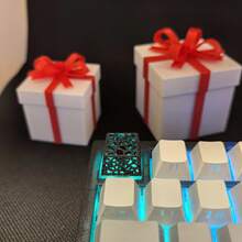 3D-Printed Black Lightweight Keycaps, Hollowed-Out Translucent Keycaps, Mechanical Keyboard Keycaps, Custom Keyboard Accessories, And Personalized Keycaps With A Hollow Design-Fun Keyboard Decorations For The Office, Perfect As Gifts For Any Occasion. - View 4