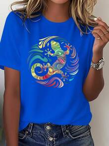 Women T-Shirts - [White] - View 9
