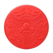 TPR Dog Training Aerial Disc, Outdoor Soft Rubber Chew Toy - Multicolor - View 5