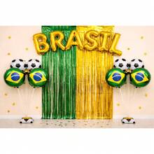 Brazil World Cup Party Kit – Complete Decoration With Balloons - Ver 4