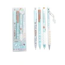 Bộ 4 bút bi mực gel vị dâu sô cô la, ngòi 0.5mm, mực đen khô nhanh, gồm 1 bút có mùi sô cô la và 1 bút có thể tẩy, món quà lý tưởng cho bé gái và học sinh nhân dịp năm học mới. - bút gel - Xem 15