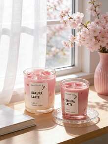 Ice Matcha Latte Scented Candle, Ice Matcha Scented Candle, Made Of Soy Wax And Gel Wax In Ice Cube Shape - Green Tea And Vanilla (Ice Matcha Latte) - Multicolor - View 9