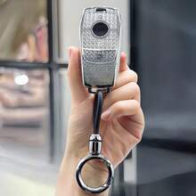 Ốp bảo vệ chìa khóa xe hơi 3 nút cho xe Benz A, B, C, E, G, R, S, CLS, SLC, CLA, GLB, GLC, GLE, GLS, AMG Series bằng TPU. - Mẫu D - Xem 5
