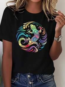 Women T-Shirts - [White] - View 7