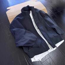 Men Sports Jackets - Navy Blue - View 3
