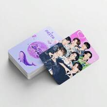 92件套卡片套装（60张卡片+32张贴纸），双面LOMO卡片，贺卡，书签，节日和圣诞节礼物 - 黑色 - 查看 6
