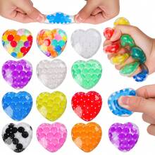 2PCS Heart-Shaped Squishy Stress Relief Ball, Soft Slow Rebound Texture, Comfortable Squeeze Feel, Soft Squeezable Stress Ball, Soft Rubber Stress Relief Ball, Relieve Stress And Anxiety, Suitable For Adults, Office Workers, Daily Essential, Holiday Gift (Random Style And Color) - Multicolor - View 1